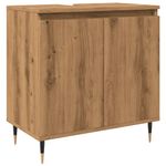 Casa si Gradina - Mobilier - Mobilier baie - Comode baie - Dulap de baie, stejar artizanal, 58x33x60 cm, lemn prelucrat - Infinity.ro