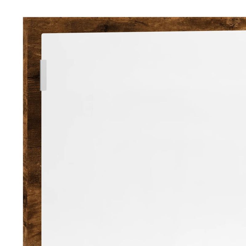 Casa si Gradina - Mobilier - Mobilier baie - Oglinzi baie - Oglinda de baie LED stejar fumuriu 100x8,5x37 cm lemn prelucrat - Infinity.ro
