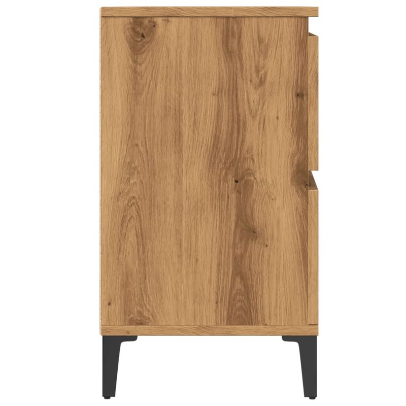 Casa si Gradina - Mobilier - Mobilier baie - Comode baie - Dulap de chiuveta stejar artizanal, 80x33x60 cm, lemn prelucrat - Infinity.ro