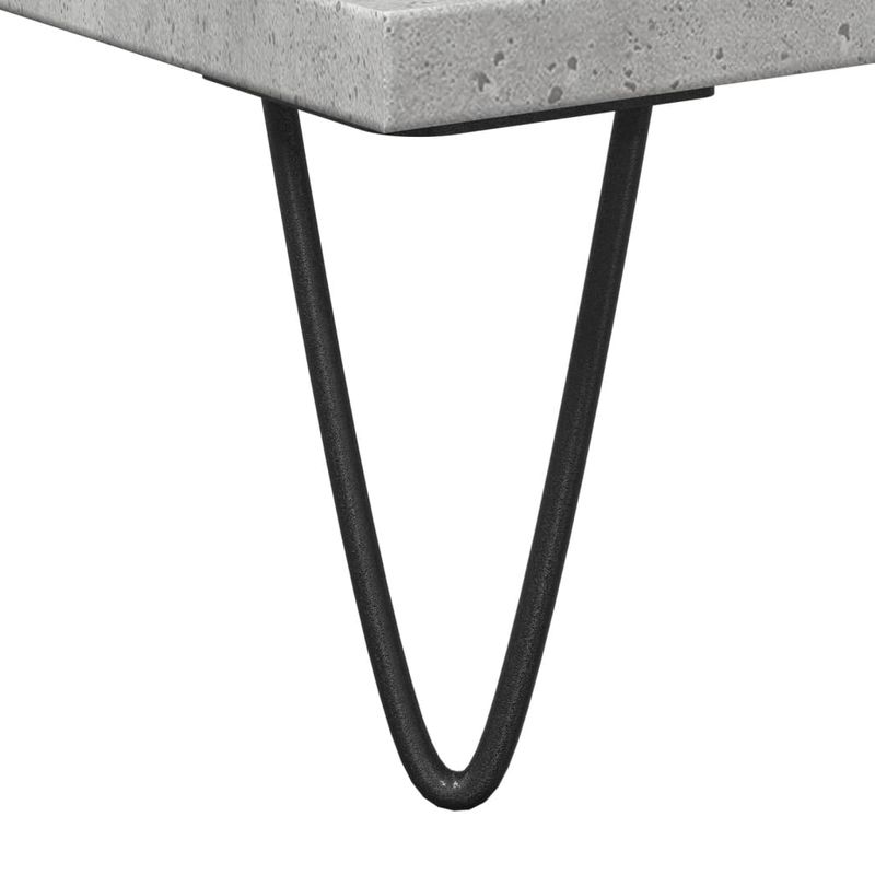 Casa si Gradina - Mobilier - Mobilier baie - Comode baie - Dulap de baie, gri beton, 30x30x190 cm, lemn prelucrat - Infinity.ro
