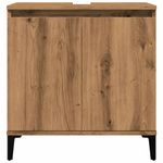 Casa si Gradina - Mobilier - Mobilier baie - Comode baie - Dulap de chiuveta, stejar artizanal, 58x33x60 cm lemn prelucrat - Infinity.ro