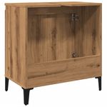 Casa si Gradina - Mobilier - Mobilier baie - Comode baie - Dulap de chiuveta, stejar artizanal, 58x33x60 cm lemn prelucrat - Infinity.ro