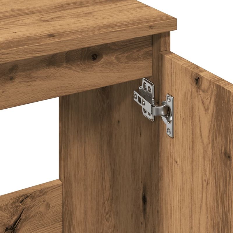 Casa si Gradina - Mobilier - Mobilier baie - Comode baie - Dulap de chiuveta, stejar artizanal, 58x33x60 cm lemn prelucrat - Infinity.ro