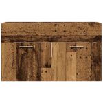 Casa si Gradina - Mobilier - Mobilier baie - Comode baie - Dulap chiuveta baie, lemn vechi, 80x38,5x46 cm, lemn prelucrat - Infinity.ro