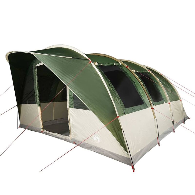 Sport si Outdoor - Camping - Corturi camping - Cort de camping tunel pentru 5 persoane, verde, impermeabil - Infinity.ro
