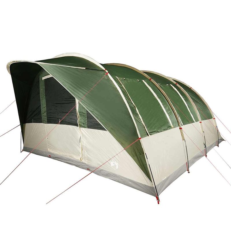 Sport si Outdoor - Camping - Corturi camping - Cort de camping tunel pentru 5 persoane, verde, impermeabil - Infinity.ro