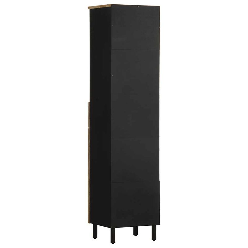 Casa si Gradina - Mobilier - Mobilier baie - Comode baie - Dulap de baie, 38x33,5x160 cm, lemn masiv de mango - Infinity.ro