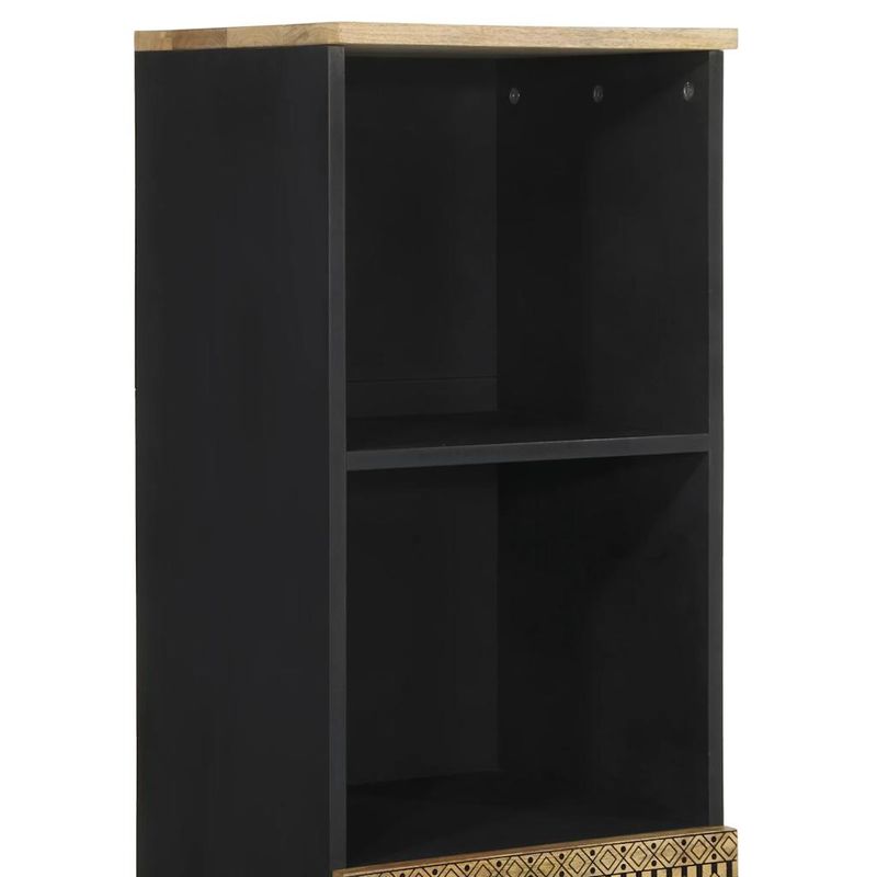 Casa si Gradina - Mobilier - Mobilier baie - Comode baie - Dulap de baie, 38x33,5x160 cm, lemn masiv de mango - Infinity.ro