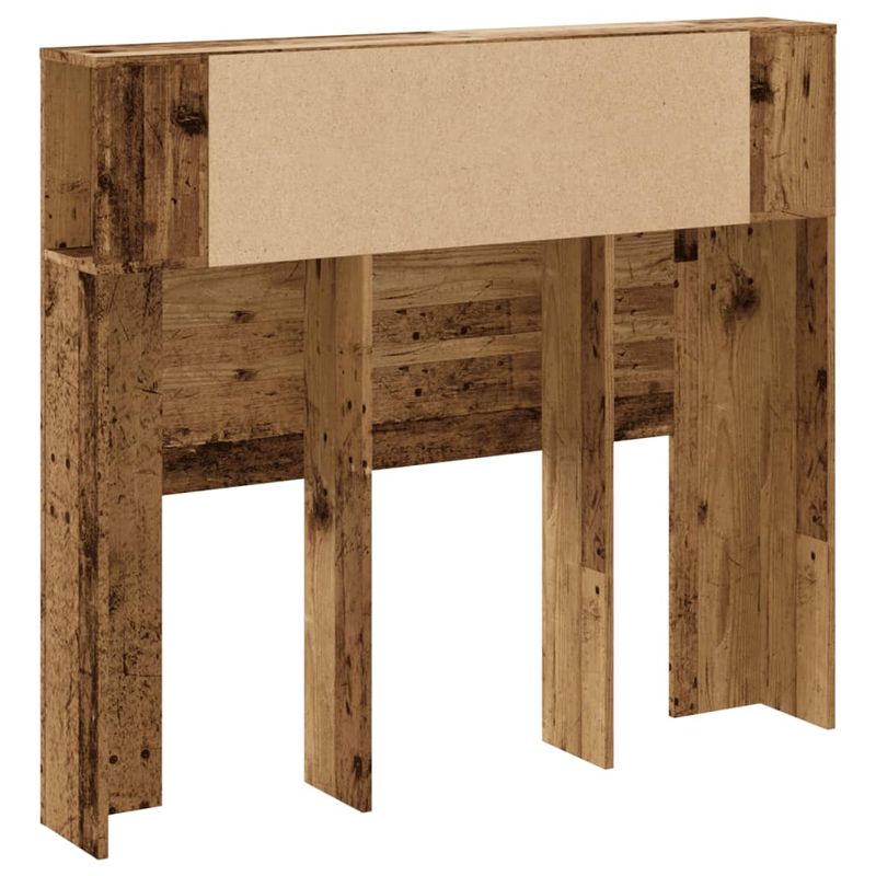 Casa si Gradina - Mobilier - Dulapuri si sifoniere - Dulapuri - Tablie pat cu dulap, lemn vechi 120x19x104,5 cm lemn prelucrat - Infinity.ro