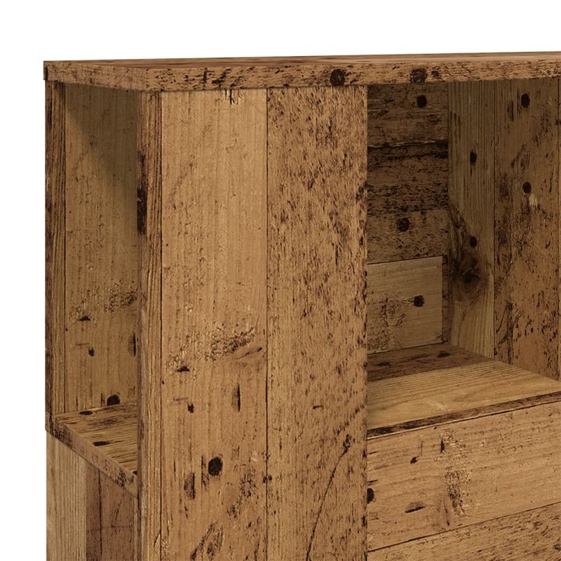 Casa si Gradina - Mobilier - Dulapuri si sifoniere - Dulapuri - Tablie pat cu dulap, lemn vechi 120x19x104,5 cm lemn prelucrat - Infinity.ro