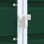 Casa si Gradina - Gradina si terasa - Mobilier exterior - Dulapuri si lazi depozitare exterior - Depozit pubele cu roti triple, verde, 216x81x115 cm, otel - Infinity.ro