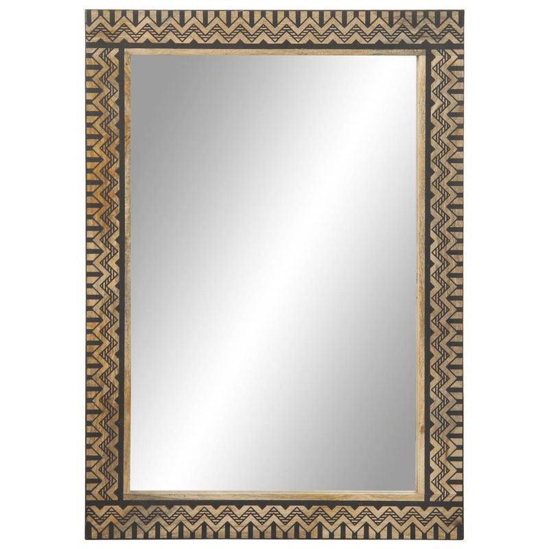 Casa si Gradina - Mobilier - Mobilier baie - Oglinzi baie - Oglinda de baie, 50x70 cm, lemn masiv de mango si sticla - Infinity.ro