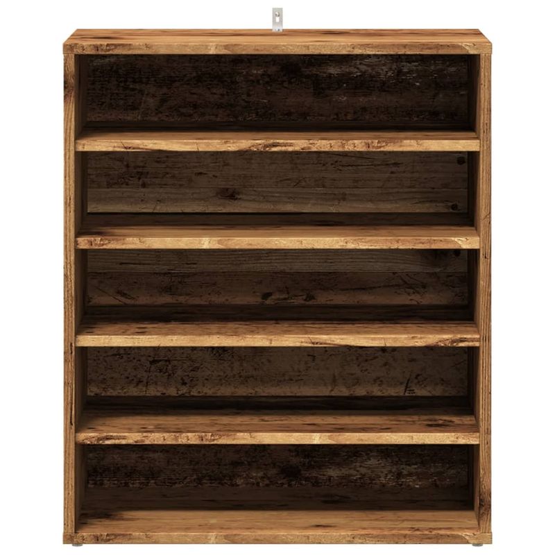 Casa si Gradina - Mobilier - Organizare si depozitare - Organizator incaltaminte - Pantofar, lemn vechi, 60x35x70 cm, lemn prelucrat, model shoe cabinet without door - Infinity.ro