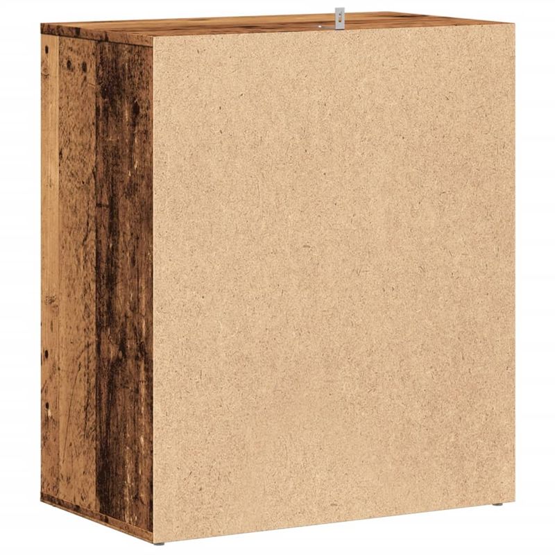 Casa si Gradina - Mobilier - Organizare si depozitare - Organizator incaltaminte - Pantofar, lemn vechi, 60x35x70 cm, lemn prelucrat, model shoe cabinet without door - Infinity.ro