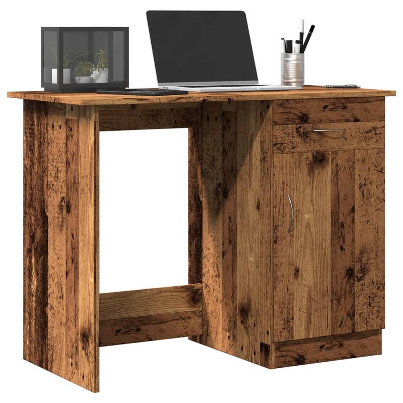 Casa si Gradina - Mobilier - Mese si birouri - Birouri - Birou, lemn vechi, 100x50x76 cm, lemn prelucrat - Infinity.ro