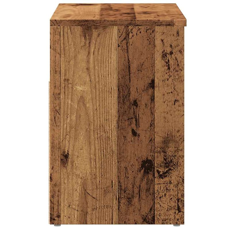 Casa si Gradina - Mobilier - Organizare si depozitare - Organizator incaltaminte - Bancheta pantofar, lemn vechi, 60x30x45 cm, lemn prelucrat - Infinity.ro