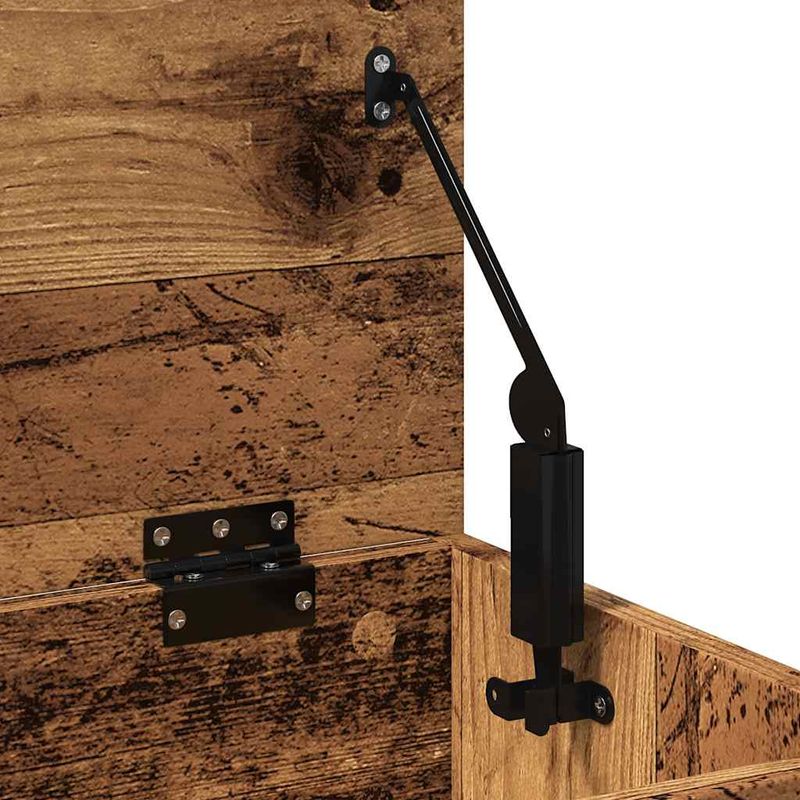 Casa si Gradina - Mobilier - Organizare si depozitare - Organizator incaltaminte - Bancheta pantofar, lemn vechi, 60x30x45 cm, lemn prelucrat - Infinity.ro