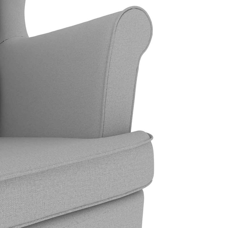 Casa si Gradina - Mobilier - Scaune si fotolii - Fotolii - Fotoliu, gri nor, 74x84x100 cm, textil - Infinity.ro