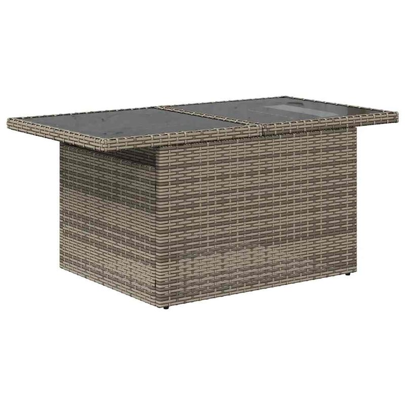 Casa si Gradina - Gradina si terasa - Mobilier exterior - Seturi mobila gradina - Set mobilier gradina cu perne, 6 piese, gri, poliratan - Infinity.ro