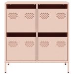 Casa si Gradina - Mobilier - Comode si corpuri - Comode - Dulap, roz, 68x39x73,5 cm, otel laminat la rece - Infinity.ro