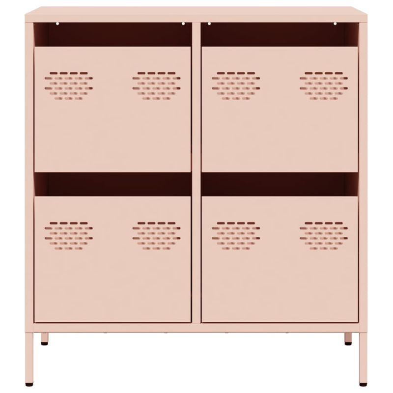 Casa si Gradina - Mobilier - Comode si corpuri - Comode - Dulap, roz, 68x39x73,5 cm, otel laminat la rece - Infinity.ro