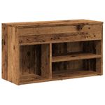 Casa si Gradina - Mobilier - Organizare si depozitare - Organizator incaltaminte - Bancheta pantofar, lemn vechi, 80x30x45 cm, lemn prelucrat - Infinity.ro
