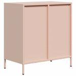 Casa si Gradina - Mobilier - Comode si corpuri - Comode - Dulap, roz, 68x39x73,5 cm, otel laminat la rece - Infinity.ro