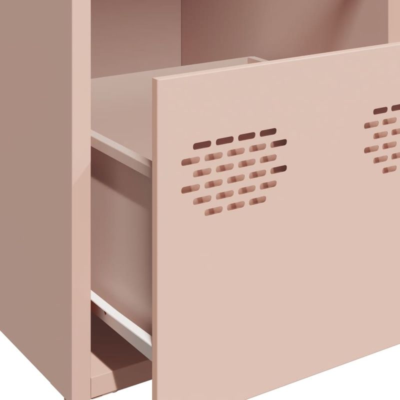 Casa si Gradina - Mobilier - Comode si corpuri - Comode - Dulap, roz, 68x39x73,5 cm, otel laminat la rece - Infinity.ro