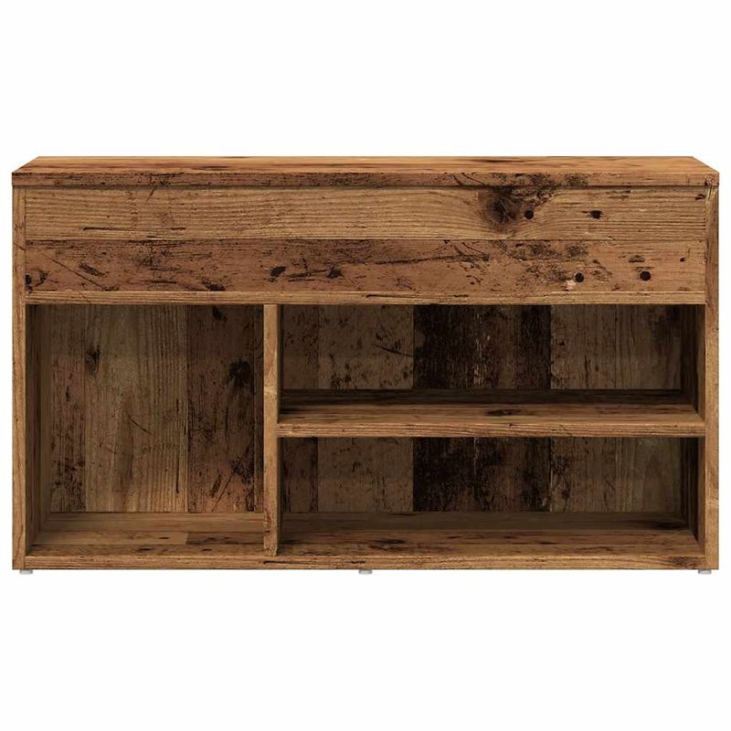 Casa si Gradina - Mobilier - Organizare si depozitare - Organizator incaltaminte - Bancheta pantofar, lemn vechi, 80x30x45 cm, lemn prelucrat - Infinity.ro