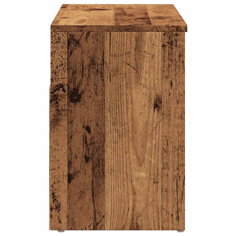 Casa si Gradina - Mobilier - Organizare si depozitare - Organizator incaltaminte - Bancheta pantofar, lemn vechi, 80x30x45 cm, lemn prelucrat - Infinity.ro