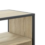 Casa si Gradina - Mobilier - Comode si corpuri - Comode - Dulap TV, stejar sonoma, 80x31x39,5 cm, lemn prelucrat si metal - Infinity.ro