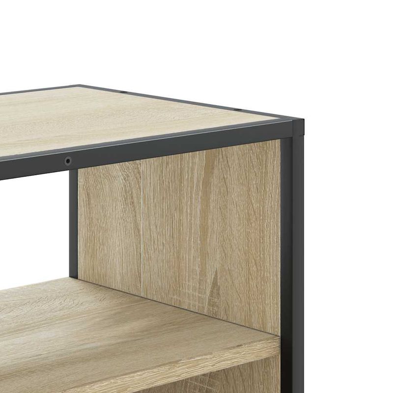 Casa si Gradina - Mobilier - Comode si corpuri - Comode - Dulap TV, stejar sonoma, 80x31x39,5 cm, lemn prelucrat si metal - Infinity.ro