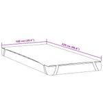 Casa si Gradina - Textile si covoare - Lenjerii de pat - Protectie saltea - Protectie de saltea, alb, 100x220 cm, impermeabila - Infinity.ro