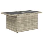 Casa si Gradina - Gradina si terasa - Mobilier exterior - Seturi mobila gradina - Set canapele de gradina cu perne, 7piese gri deschis poliratan - Infinity.ro
