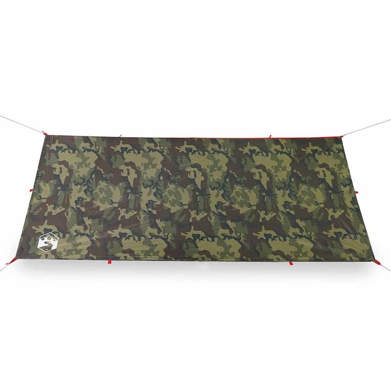 Sport si Outdoor - Camping - Copertine si adaposturi - Prelata de camping, camuflaj, 406x306 cm, impermeabila - Infinity.ro