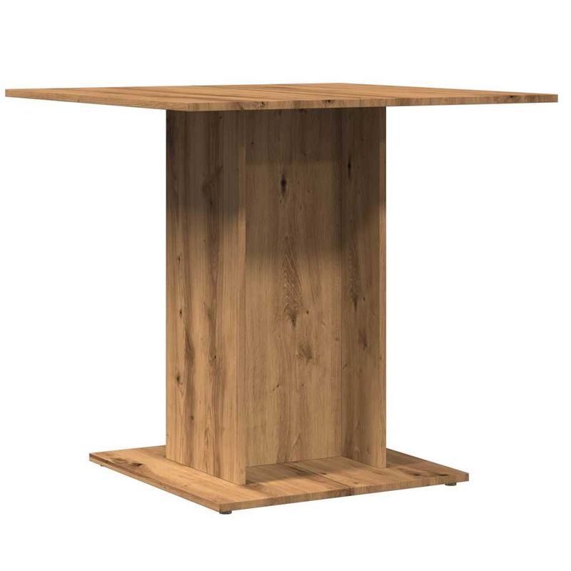 Casa si Gradina - Mobilier - Mese si birouri - Mese bucatarie si dining - Masa bucatarie, stejar artizanal, 80x80x75 cm, lemn prelucrat - Infinity.ro