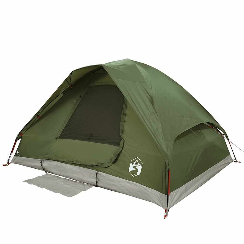 Sport si Outdoor - Camping - Corturi camping - Cort camping cupola 4 persoane verde masliniu impermeabil - Infinity.ro
