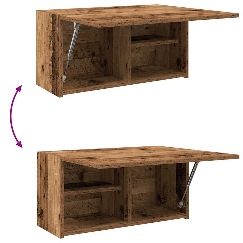 Casa si Gradina - Mobilier - Mobilier baie - Corpuri baie - Dulap perete de baie, lemn vechi, 60x25x30 cm, lemn prelucrat - Infinity.ro