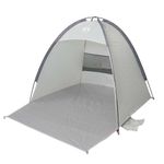 Sport si Outdoor - Camping - Corturi camping - Cort de plaja 3 persoane, gri, impermeabil - Infinity.ro