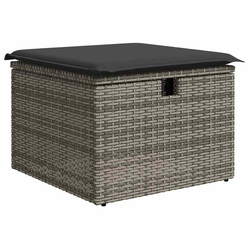 Casa si Gradina - Gradina si terasa - Mobilier exterior - Seturi mobila gradina - Set canapele gradina cu perne 8 piese gri poliratan/lemn acacia - Infinity.ro