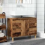 Casa si Gradina - Mobilier - Mobilier baie - Comode baie - Dulap de chiuveta, lemn vechi, 80x33x60 cm, lemn prelucrat - Infinity.ro
