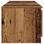 Casa si Gradina - Mobilier - Comode si corpuri - Comode - Dulap TV cu lumini LED lemn vechi 140x40x35,5 cm lemn prelucrat - Infinity.ro