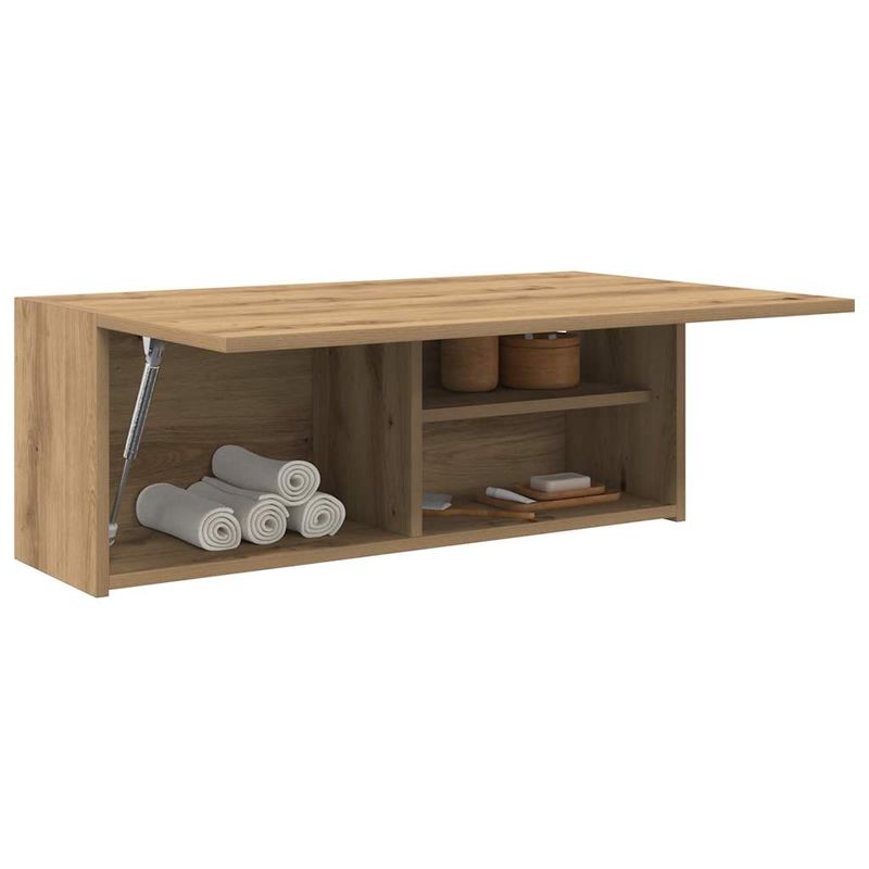 Casa si Gradina - Mobilier - Mobilier baie - Corpuri baie - Dulap perete baie stejar artizanal, 80x25x30 cm, lemn prelucrat - Infinity.ro