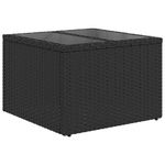 Casa si Gradina - Gradina si terasa - Mobilier exterior - Seturi mobila gradina - Set mobilier de gradina cu perne, 6 piese, negru, poliratan - Infinity.ro