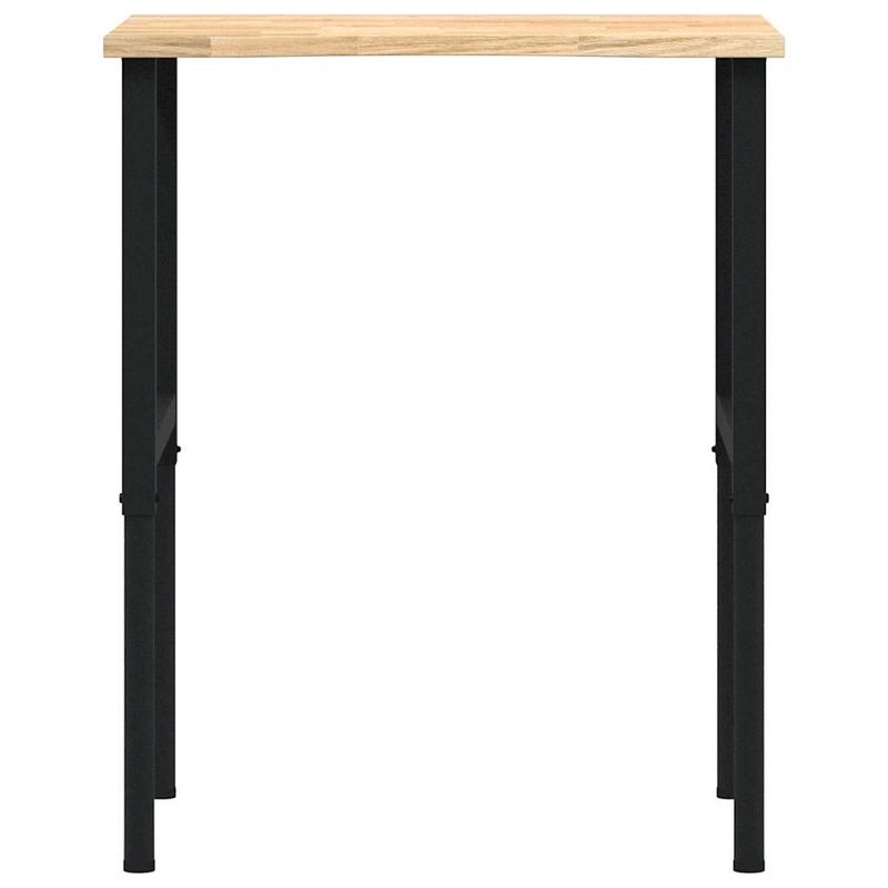 Casa si Gradina - Constructii - Scule de mana si unelte - Mese si bancuri de lucru - Banc lucru 80x60x(71,5-98) cm lemn masiv stejar, negru și natural - Infinity.ro
