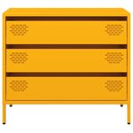 Casa si Gradina - Mobilier - Comode si corpuri - Comode - Dulap, galben mustar, 68x39x58,5 cm, otel laminat la rece - Infinity.ro