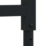 Casa si Gradina - Constructii - Scule de mana si unelte - Mese si bancuri de lucru - Banc lucru 80x60x(71,5-98) cm lemn masiv stejar, negru și natural - Infinity.ro