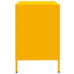 Casa si Gradina - Mobilier - Comode si corpuri - Comode - Dulap, galben mustar, 68x39x58,5 cm, otel laminat la rece - Infinity.ro
