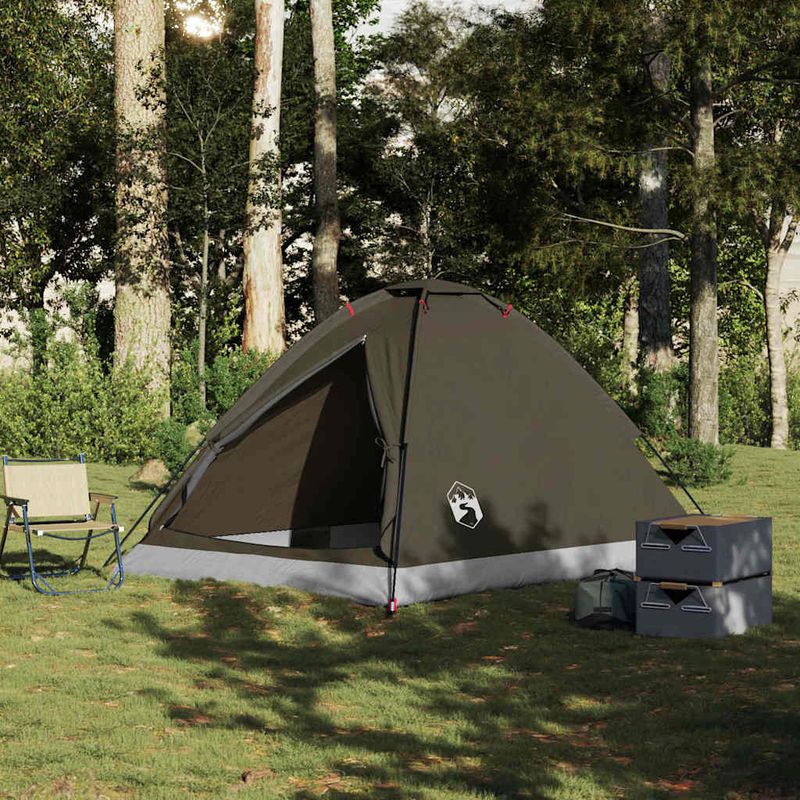 Sport si Outdoor - Camping - Corturi camping - Cort de camping cupola pentru 4 persoane, maro, impermeabil - Infinity.ro