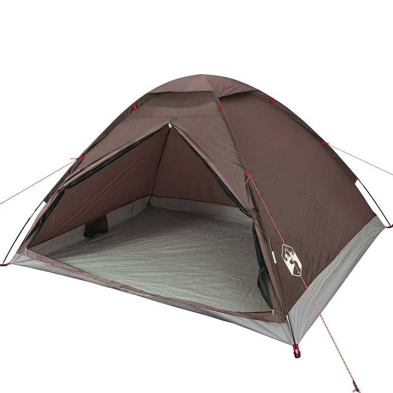 Sport si Outdoor - Camping - Corturi camping - Cort de camping cupola pentru 4 persoane, maro, impermeabil - Infinity.ro